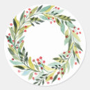 Search for holiday greenery stickers Watercolor