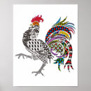 Search for colorful rooster art Cockerel