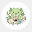 Search for cute axolotl stickers Boba
