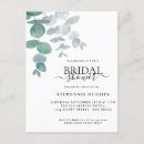 Search for simple elegant bridal shower invitations Eucalyptus