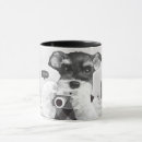 Search for white schnauzer mugs Black and white