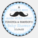 Search for moustache baby shower stickers For her