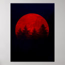 Search for red moon posters Forest