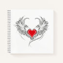 Search for angel wings notebooks Heart
