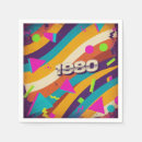 Search for 80s retro napkins 1980