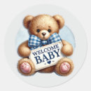Search for welcome baby boy stickers Bear