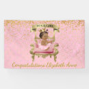 Search for princess baby shower banners Gold