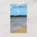 Search for tropical beach business cards Blue