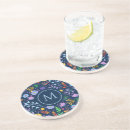 Search for blue background coasters Pink