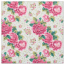 Search for vintage roses fabric White