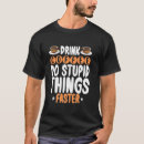 Search for caffeinated mens tshirts Funny