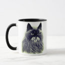 Search for long black hair mugs Black and white