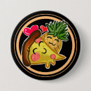Search for cute pizza badges Kawaii