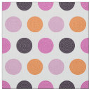 Search for orange polka dots fabric Retro