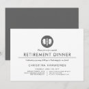 Search for retirement dinner invitations Minimal