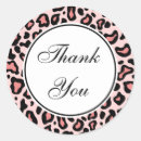 Search for leopard birthday stickers Thank you