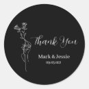 Search for white outline stickers Black