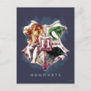 Search for crest postcards Hogwarts