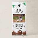 Search for football banners Birthday party