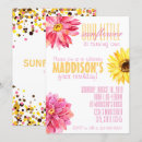 Search for pink sunflower invitations Summer