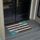 Search for black and white stripes doormats Floral