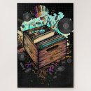 Search for vinyl records puzzles Record player