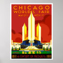Search for 1933 chicago worlds fair posters Vintage