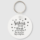 Search for sister key rings Typography