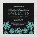 Search for winter wonderland sweet 16 invitations Party