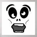 Search for face halloween posters Black