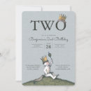 Search for wild things birthday invitations Second