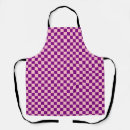 Search for purple gingham aprons Pink