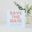 Search for orange blue save the dates Trendy