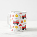 Search for fire trucks mugs For kids