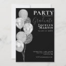 Search for black and silver graduation invitations Chic