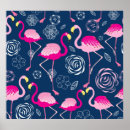 Search for flamingo pattern posters Illustration