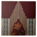 Search for art deco flower pattern tiles Vintage
