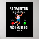 Search for badminton posters Player