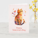 Search for for cats valentines day cards Feline