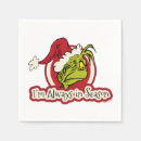 Search for how the grinch stole christmas napkins Dr seuss book