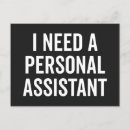 Search for assistant postcards Humour