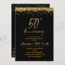 Search for surprise 50th wedding anniversary invitations Gold