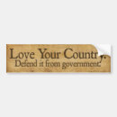 Search for love your country bumper stickers Government