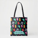 Search for alphabet tote bags Black