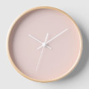 Search for blush pink clocks Girly