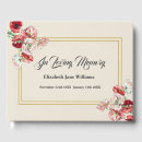 Search for funeral guest books Elegant