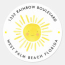 Search for kids address stickers Colourful
