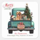 Search for retro dog stickers Golden retriever