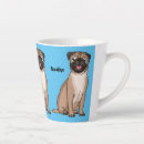 Search for funny pug mugs Cartoon