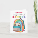 Search for new school cards Back to school